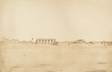 General View of the Ruins of Luxor, Taken from the West Thebes