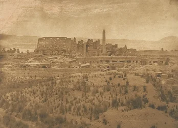 General View of the Ruins of the Palace of Karnak Taken from the East - Thebes
