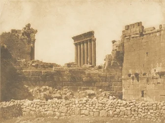 General View of the Ruins of Baalbek, Taken from the East, September 1850