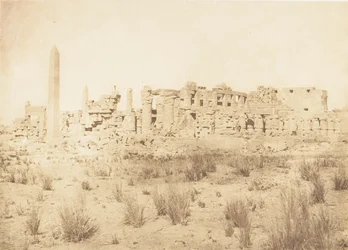 General View of the Ruins of the Palace of Karnak, Taken from the North