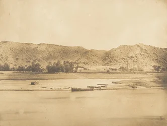 View Taken from the Southeast of Philae - Cherk-el-Hesseh, 1849-50
