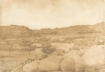 Vue prise à la première Cataracte Rive droite, 1849-50