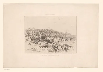 View of the Harbor of Trouville (La Vie Élégante)