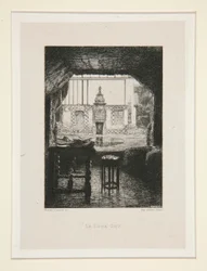 The Lookout, Plate 10 from the Suite Chez Victor Hugo