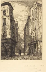 Rue des Marmousets (Quartier de la Cité, old Paris)