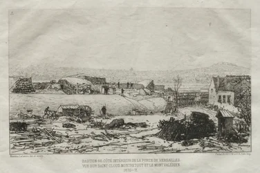Artistic Souvenirs of the Siege of Paris: Interior Side of the Porte De Versaille