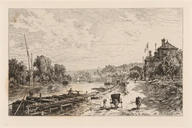 View of Bas-Meudon, Banks of the Seine