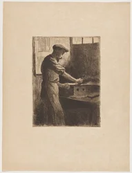 Auguste Delâtre at Work