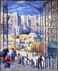Building Site in Paris, Quai de Passy