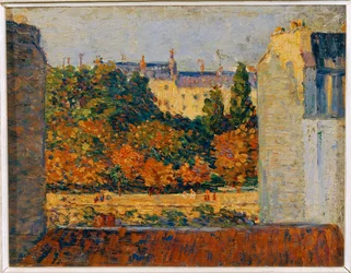 Garden Seen from a High Window