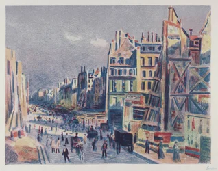 Opening of Rue Réaumur, Paris