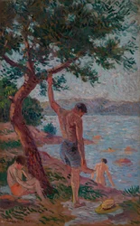 Saint-Tropez, Bathers under the Pine Trees
