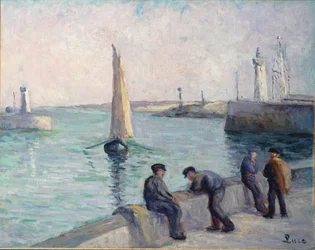 The Fishermen on the Dock, c.1920