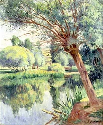 The Presbytery and the Willow on the River Bank