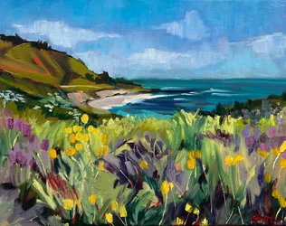Coastal Wildflower Bloom