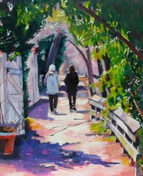 Dappled Garden Stroll