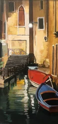 Evening Canal Boats