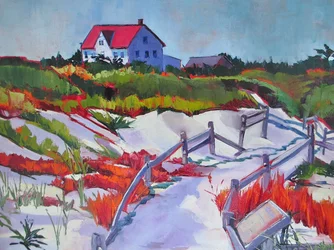 Red Roof Beach Path