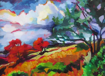 Vibrant Autumn Landscape