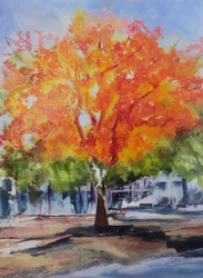 Vibrant Autumn Tree