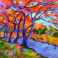 Vibrant Autumn Trees