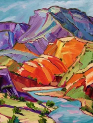 Vibrant Canyon River
