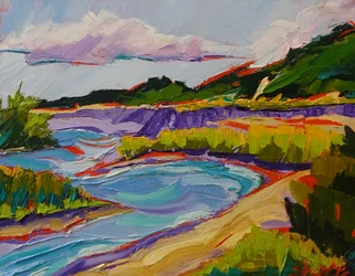 Vibrant River Landscape