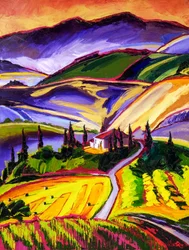 Vibrant Tuscan Hills
