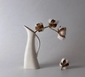 Minimalist Cotton Vase