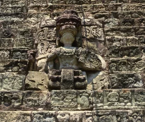 Copan Hieroglyphic Statue