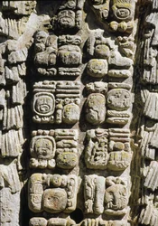 Stele A, Plaza de Ceremonias, 731 AD