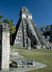 Tikal Temple I or Temple of the Great Jaguar, 7th to 8th century