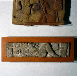 Lintel 27 from Tonina, Chiapas, Mexico, Late Classic Period (600-900 AD)