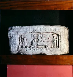 Lintel 3 from Piedras Negras, Peten, Guatemala, Late Classic Period (600-900 AD)