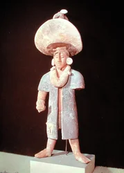 Standing Masculine Figure, from the Cemetery on the Isle of Jaina, Campeche State, 7th-10th Century
