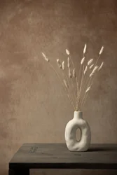 Minimalist Dried Grass Still Life