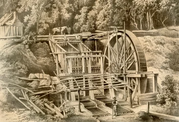 Quartz Crushing Mill, Australia, 1879