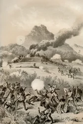 Taking a Maori Redoubt, Maori Wars