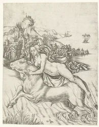 Abduction of Europa on the Back of Jupiter in the Form of a Bull
