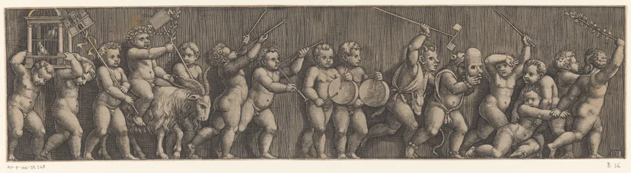 Frieze with Procession of Putti