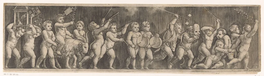 Frieze with Procession of Putti