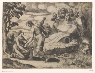 Venus Sends Psyche to a Spring Guarded by Dragons