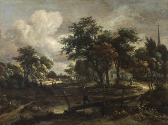 Landscape with a Footbridge