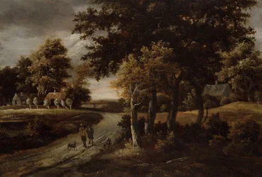 Wooded Landscape with Figures on a Path