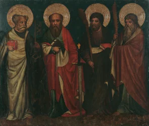 The Apostles Peter, Paul, James the Younger, and Simon