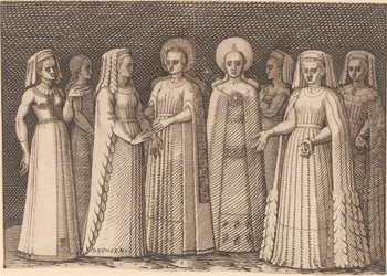 Eight Ladies in Ancient Costumes