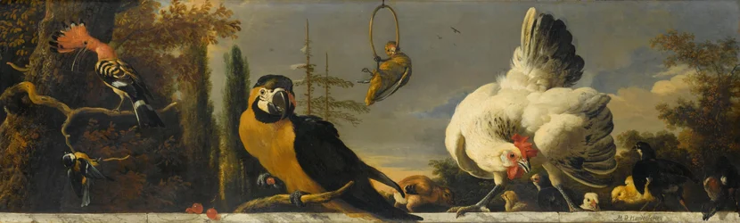 Birds on a Balustrade