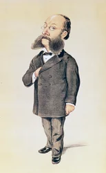 Paul Julius Reuter, Cartoon from Vanity Fair