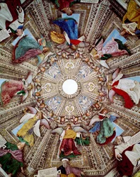 Representations of Prophets and Angels Fresco by Melozzo da Forli Cupola of the Sacristy of Saint Mark, Sanctuary of Santa Casa, Loreto