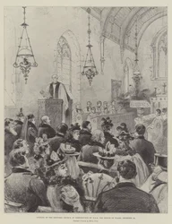Opening of the Restored Church at Shernbourne by HRH the Prince of Wales, 24 December